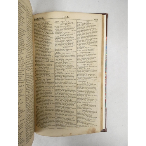 78 - PIGOT J. & Co.&nbsp;Directory. Extract relative to Yorkshire. Nice rebind, half leather & ma... 