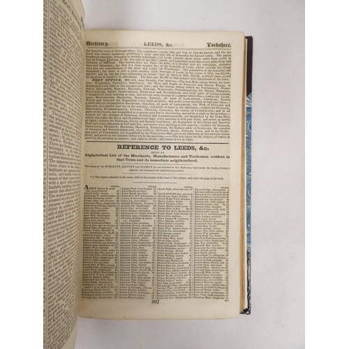 79 - PIGOT J. & Co.&nbsp;Directory. Extract relative to Yorkshire. Nice rebind, half leather & ma... 