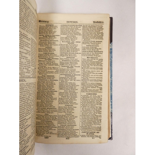 79 - PIGOT J. & Co.&nbsp;Directory. Extract relative to Yorkshire. Nice rebind, half leather & ma... 