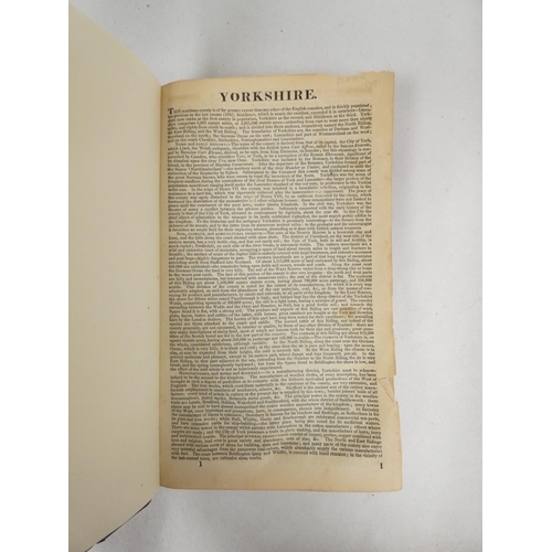 81 - SLATER ISAAC.&nbsp;Commercial Directory & Topography. Extract re. Yorkshire. Rebound half leathe... 