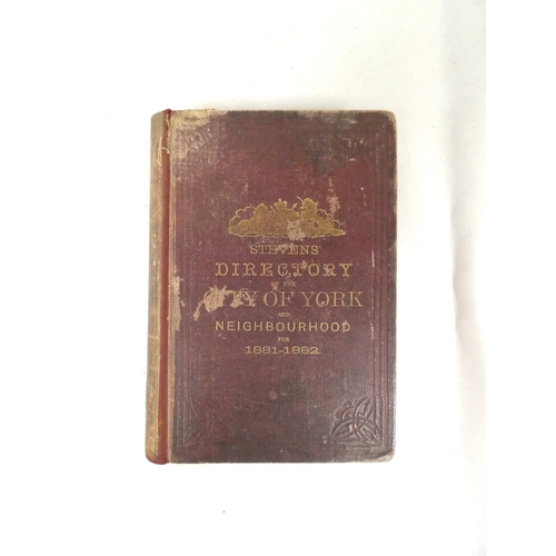 83 - BELLERBY (Pubs).&nbsp;&nbsp;The Stranger`s Guide through the city of York. Eng. frontis., title vign... 