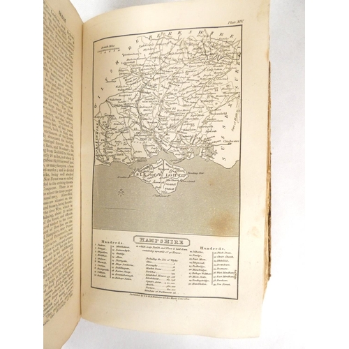84 - CAPPER BENJAMIN PITTS.&nbsp;&nbsp;A Topographical Dictionary of the United Kingdom. 46 eng. maps, so... 