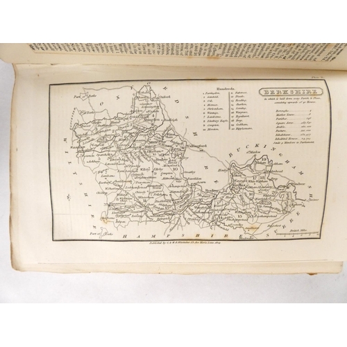 84 - CAPPER BENJAMIN PITTS.&nbsp;&nbsp;A Topographical Dictionary of the United Kingdom. 46 eng. maps, so... 