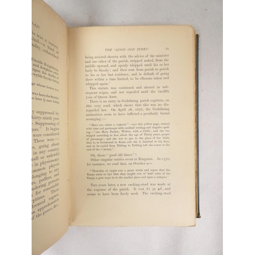 86 - HARPER CHARLES G.&nbsp;&nbsp;The Portsmouth Road, 1895; The Bath Road, 1899 & The Manchester and... 