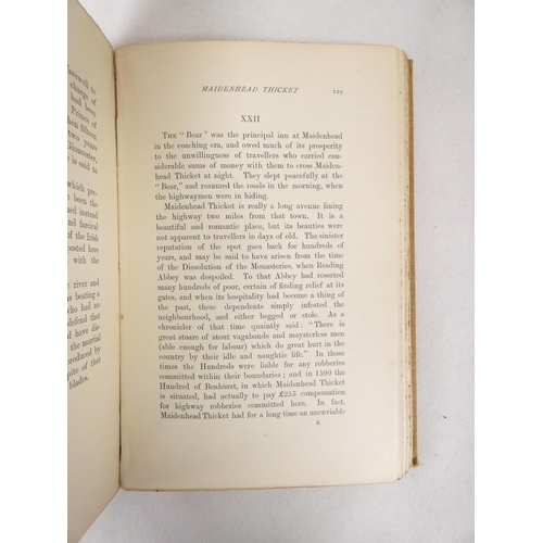 86 - HARPER CHARLES G.&nbsp;&nbsp;The Portsmouth Road, 1895; The Bath Road, 1899 & The Manchester and... 