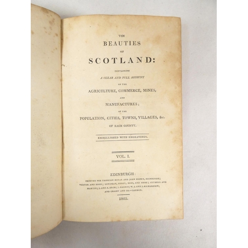 88 - (FORSYTH ROBERT).&nbsp;The Beauties of Scotland containing a Clear and Full Account of the Agricultu... 