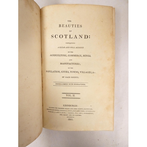 88 - (FORSYTH ROBERT).&nbsp;The Beauties of Scotland containing a Clear and Full Account of the Agricultu... 