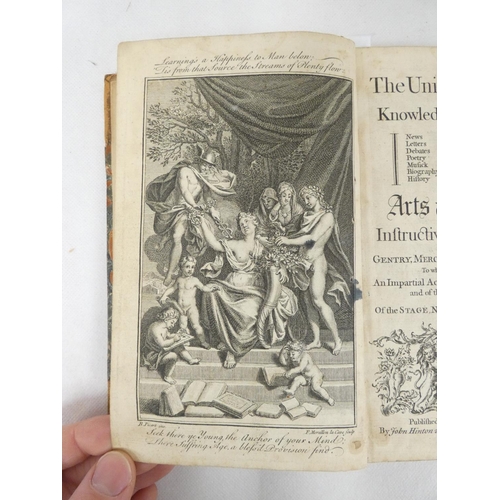92 - THE SCOTS MAGAZINE.  Bound vol. 37. Fldg. eng. map of Thirty-miles round Boston. Poor bdg., brds. de... 