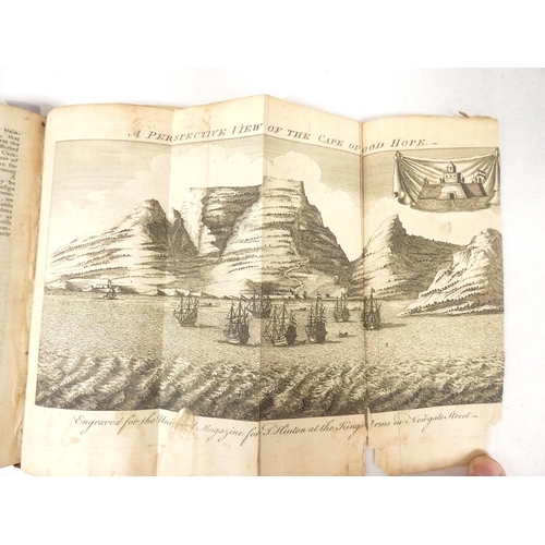 92 - THE SCOTS MAGAZINE.  Bound vol. 37. Fldg. eng. map of Thirty-miles round Boston. Poor bdg., brds. de... 