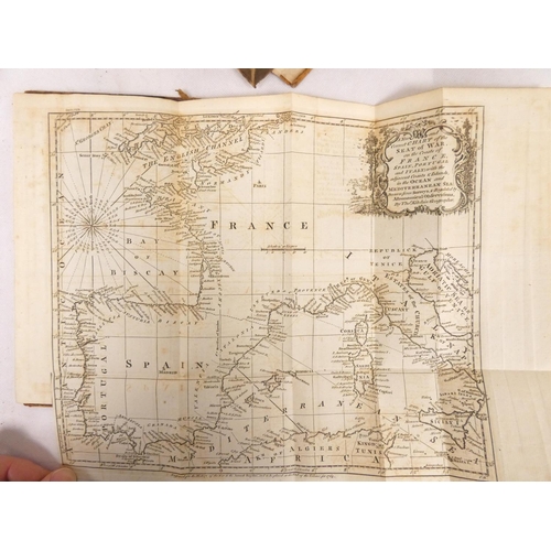 92 - THE SCOTS MAGAZINE.  Bound vol. 37. Fldg. eng. map of Thirty-miles round Boston. Poor bdg., brds. de... 