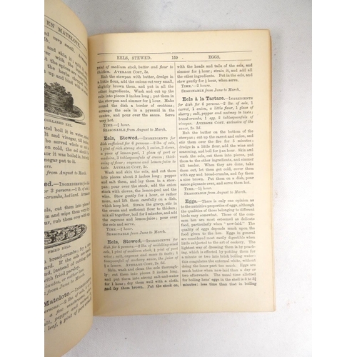 93 - BEETON MRS.&nbsp;&nbsp;Beeton's Every-Day Cookery & Housekeeping Book. Fldg. col. frontis, col. ... 