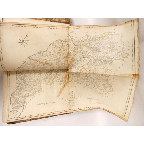 96 - HUTCHINSON WILLIAM.&nbsp;&nbsp;The History of the County of Cumberland. 2 vols. Fldg. eng. map &... 