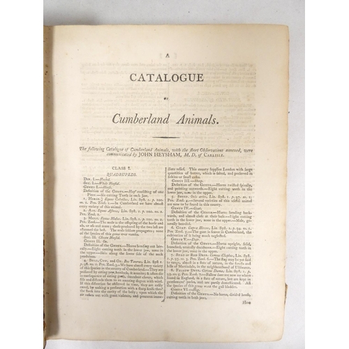 96 - HUTCHINSON WILLIAM.&nbsp;&nbsp;The History of the County of Cumberland. 2 vols. Fldg. eng. map &... 