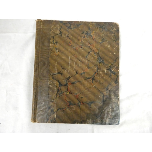 10 - <strong>RHODES C. G.  </strong>Mid 19th century <strong>manuscript</strong> quarto vol. in a well wr...