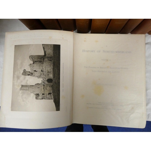 2 - <strong>NORTHUMBERLAND COUNTY HISTORY COMMITTEE.  </strong>A History of Northumberland. 15 vols. Map...