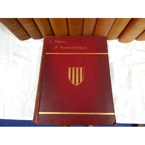2 - <strong>NORTHUMBERLAND COUNTY HISTORY COMMITTEE.  </strong>A History of Northumberland. 15 vols. Map...