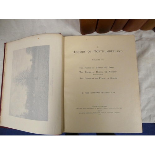 2 - <strong>NORTHUMBERLAND COUNTY HISTORY COMMITTEE.  </strong>A History of Northumberland. 15 vols. Map...