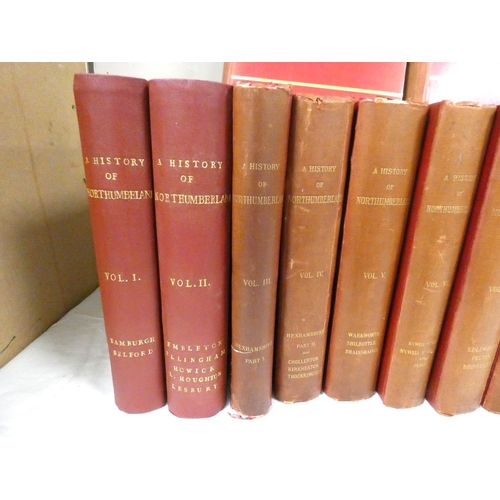 2 - <strong>NORTHUMBERLAND COUNTY HISTORY COMMITTEE.  </strong>A History of Northumberland. 15 vols. Map...