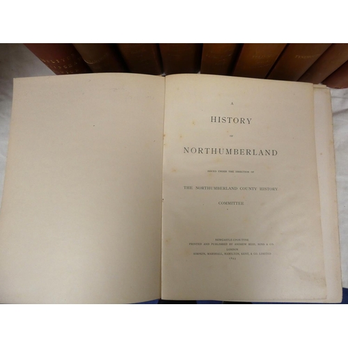 2 - <strong>NORTHUMBERLAND COUNTY HISTORY COMMITTEE.  </strong>A History of Northumberland. 15 vols. Map...