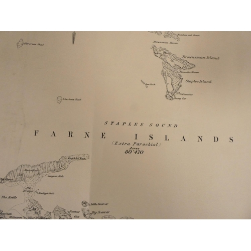 3 - <strong>Northumberland - Farne Islands.  </strong>Six large scale maps printed by M. & M. W. Lam...