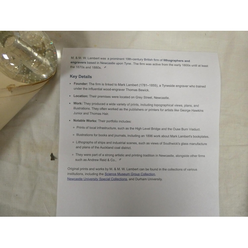 3 - <strong>Northumberland - Farne Islands.  </strong>Six large scale maps printed by M. & M. W. Lam...