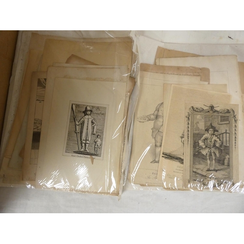 4 - <strong>Ephemera - Prints.&nbsp;&nbsp;</strong>Collectors accumulation of old legal documents, recei...