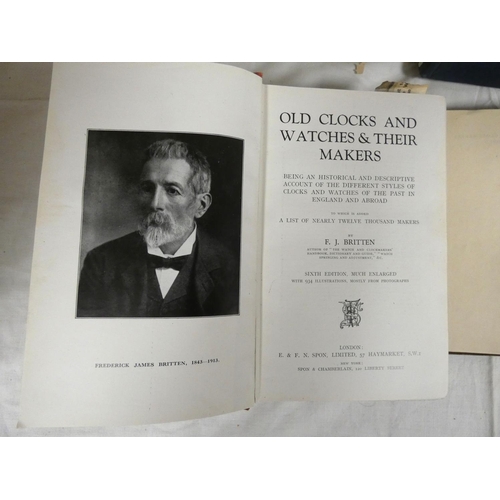 6 - <strong>Clocks & Watches.&nbsp;&nbsp;</strong>4 various vols....