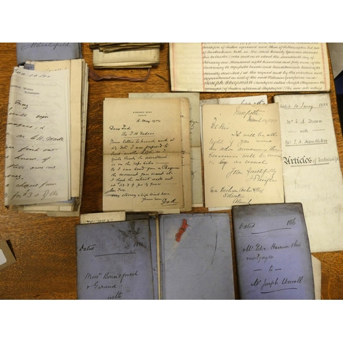 7 - <strong>Documents - Ephemera - Cheshire.&nbsp;&nbsp;</strong>Two large boxes containing old legal do...