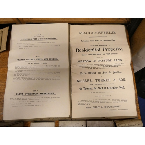 7 - <strong>Documents - Ephemera - Cheshire.&nbsp;&nbsp;</strong>Two large boxes containing old legal do...