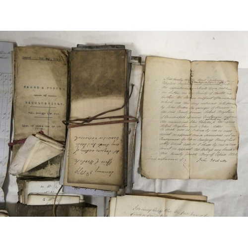 8 - <strong>Documents - Cheshire.  </strong>Large box file containing a legal collection of the Forrest ...