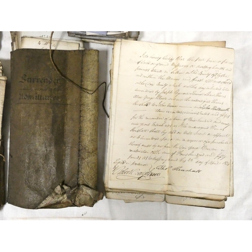 8 - <strong>Documents - Cheshire.  </strong>Large box file containing a legal collection of the Forrest ...