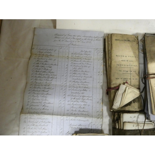 8 - <strong>Documents - Cheshire.  </strong>Large box file containing a legal collection of the Forrest ...