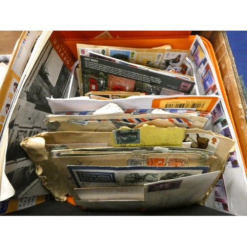 9 - <strong>Stamps - British Colonial & World.&nbsp;&nbsp;</strong>Covers, etc. including a nice two...