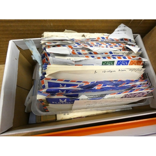 9 - <strong>Stamps - British Colonial & World.&nbsp;&nbsp;</strong>Covers, etc. including a nice two...