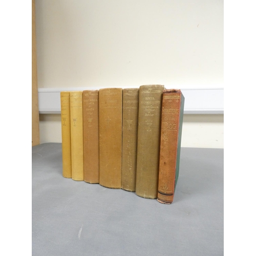 113 - LONSDALE LIBRARY.&nbsp;&nbsp;6 various vols. in orig. cloth or qtr. cloth; also Stonehenge, The Dog ... 