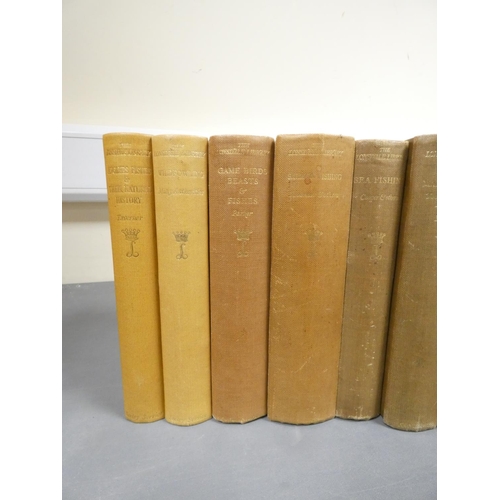 113 - LONSDALE LIBRARY.&nbsp;&nbsp;6 various vols. in orig. cloth or qtr. cloth; also Stonehenge, The Dog ... 