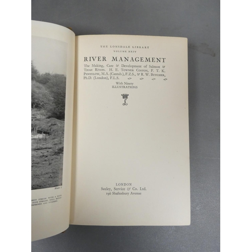113 - LONSDALE LIBRARY.&nbsp;&nbsp;6 various vols. in orig. cloth or qtr. cloth; also Stonehenge, The Dog ... 