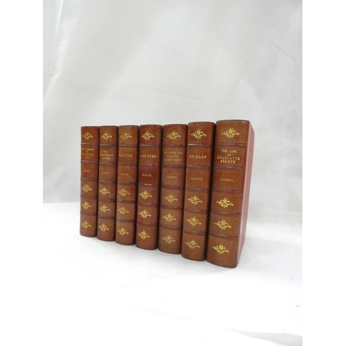 190 - BRONTE CHARLOTTE & HER SISTERS.&nbsp;&nbsp;The Haworth Edition of the Works. 7 vols. incl. Mrs. ... 