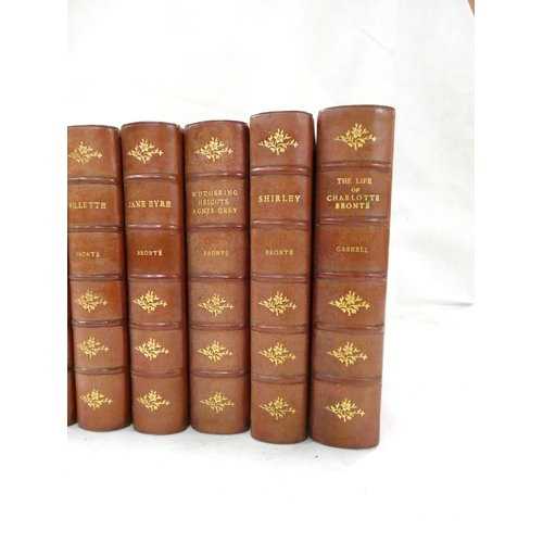 190 - BRONTE CHARLOTTE & HER SISTERS.&nbsp;&nbsp;The Haworth Edition of the Works. 7 vols. incl. Mrs. ... 