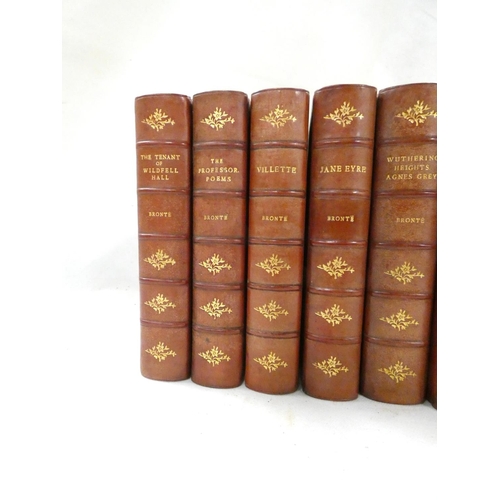 190 - BRONTE CHARLOTTE & HER SISTERS.&nbsp;&nbsp;The Haworth Edition of the Works. 7 vols. incl. Mrs. ... 