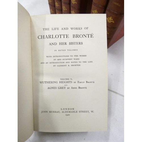 190 - BRONTE CHARLOTTE & HER SISTERS.&nbsp;&nbsp;The Haworth Edition of the Works. 7 vols. incl. Mrs. ... 