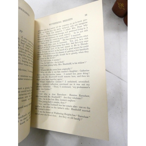 190 - BRONTE CHARLOTTE & HER SISTERS.&nbsp;&nbsp;The Haworth Edition of the Works. 7 vols. incl. Mrs. ... 