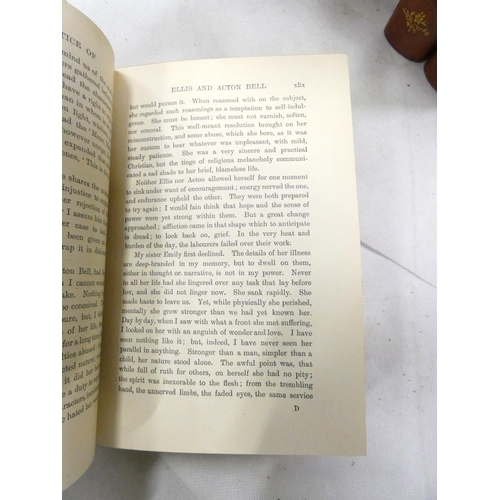 190 - BRONTE CHARLOTTE & HER SISTERS.&nbsp;&nbsp;The Haworth Edition of the Works. 7 vols. incl. Mrs. ... 