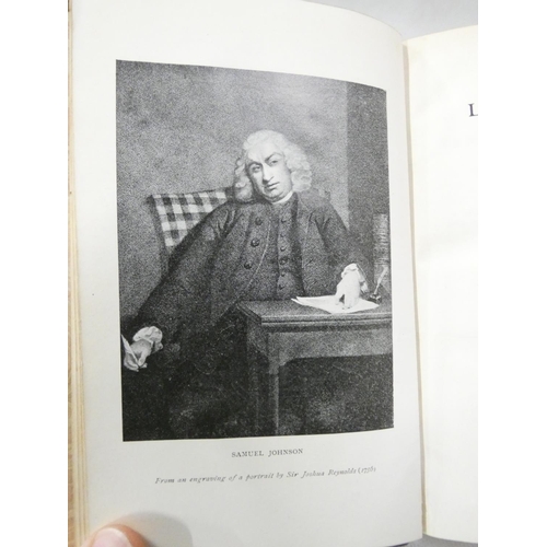 192 - BOSWELL JAMES.&nbsp;&nbsp;Life of Johnson. 2 vols. Frontis & fldg. plate. Good half calf. Oxford... 