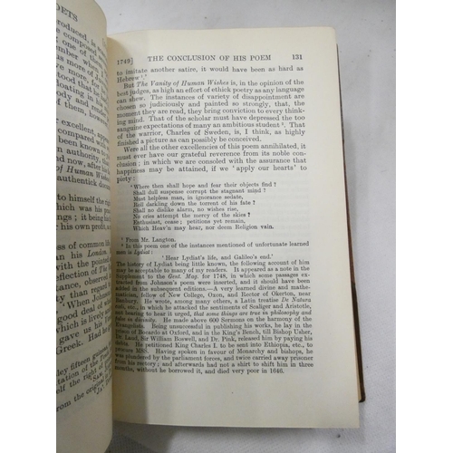 192 - BOSWELL JAMES.&nbsp;&nbsp;Life of Johnson. 2 vols. Frontis & fldg. plate. Good half calf. Oxford... 