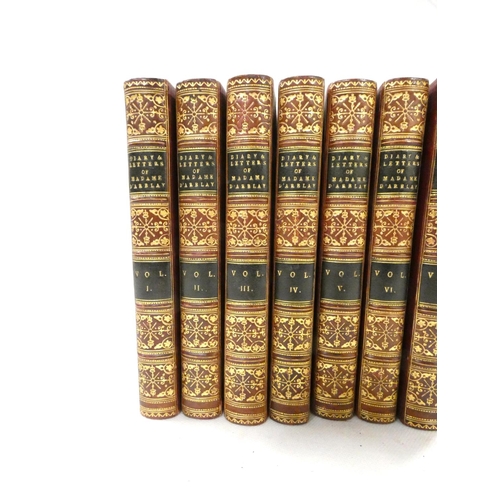 230 - <strong>D'ARBLAY MADAME (FANNY BURNEY).&nbsp;&nbsp;</strong>Diary & Letters ... Edited by Her Ni...