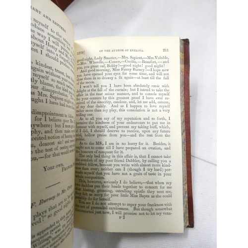 230 - <strong>D'ARBLAY MADAME (FANNY BURNEY).&nbsp;&nbsp;</strong>Diary & Letters ... Edited by Her Ni...