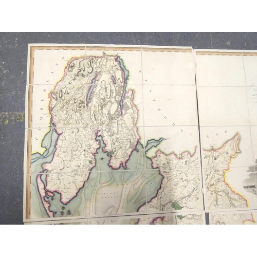 66 - GREENWOOD C.&nbsp;&nbsp;Map of the County Palatine of Lancaster from an Actual Survey Made in the Ye... 