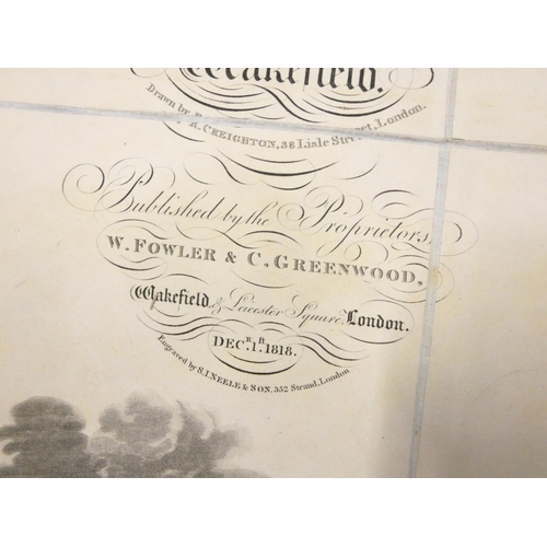 66 - GREENWOOD C.&nbsp;&nbsp;Map of the County Palatine of Lancaster from an Actual Survey Made in the Ye... 
