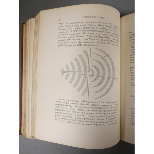 87 - NEWTON SIR ISAAC.  Principia, reprinted for Sir William Thomson & Hugh Blackburn. Diagrams throu... 